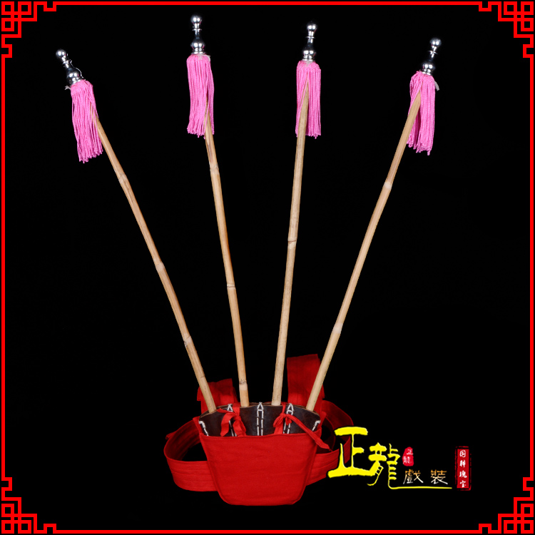 叶城戏装戏曲用品靠旗男女大靠 靠板 正宗牛皮旗杆旗架