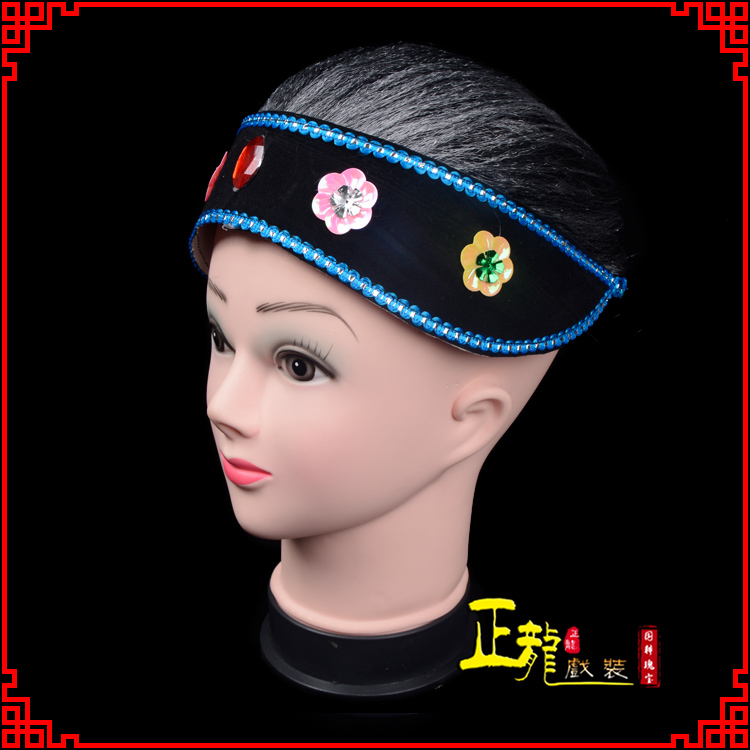 叶城老旦媒婆穷老太婆假发套 老旦头套