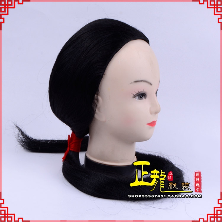 叶城古装影视演出头套花旦假发 真发古装发