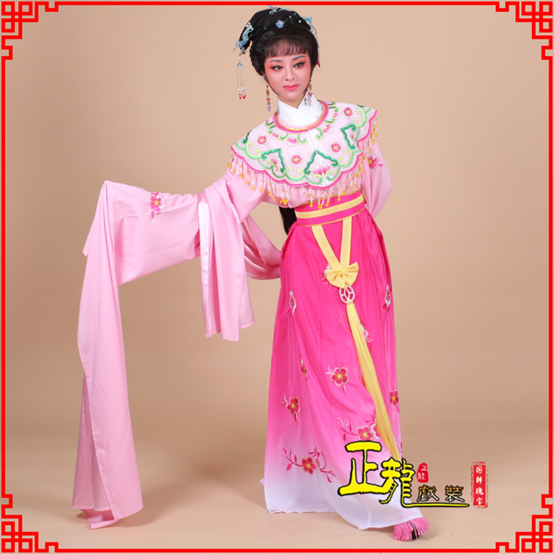 叶城水袖青衣练功花旦服 梅花古装衣