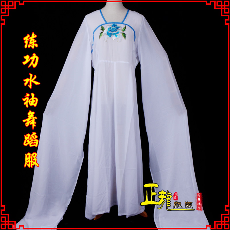 叶城花旦影楼古装水袖舞蹈服 胸花连衣裙