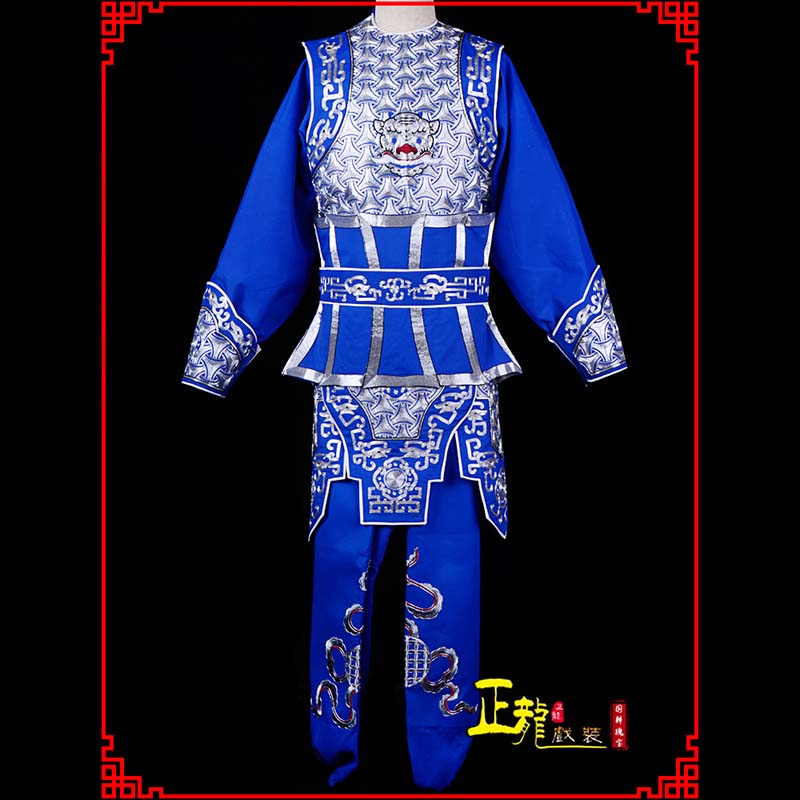 叶城武生戏服云肩侉子男兵衣